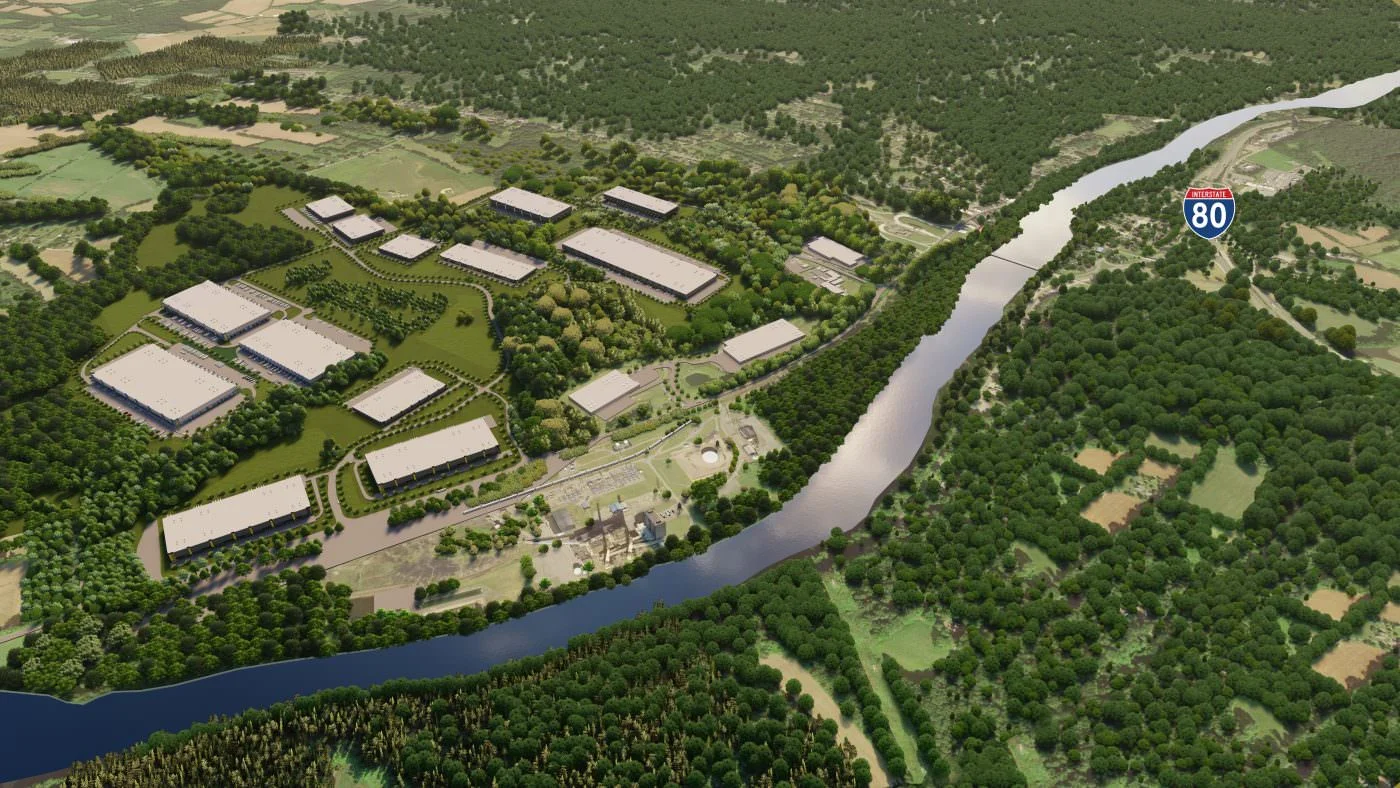 River Pointe Logistics Center — proposed development rendering